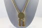 Vintage 14k Yellow Gold Tassel "G" Necklace, 32 inches - 39.0g