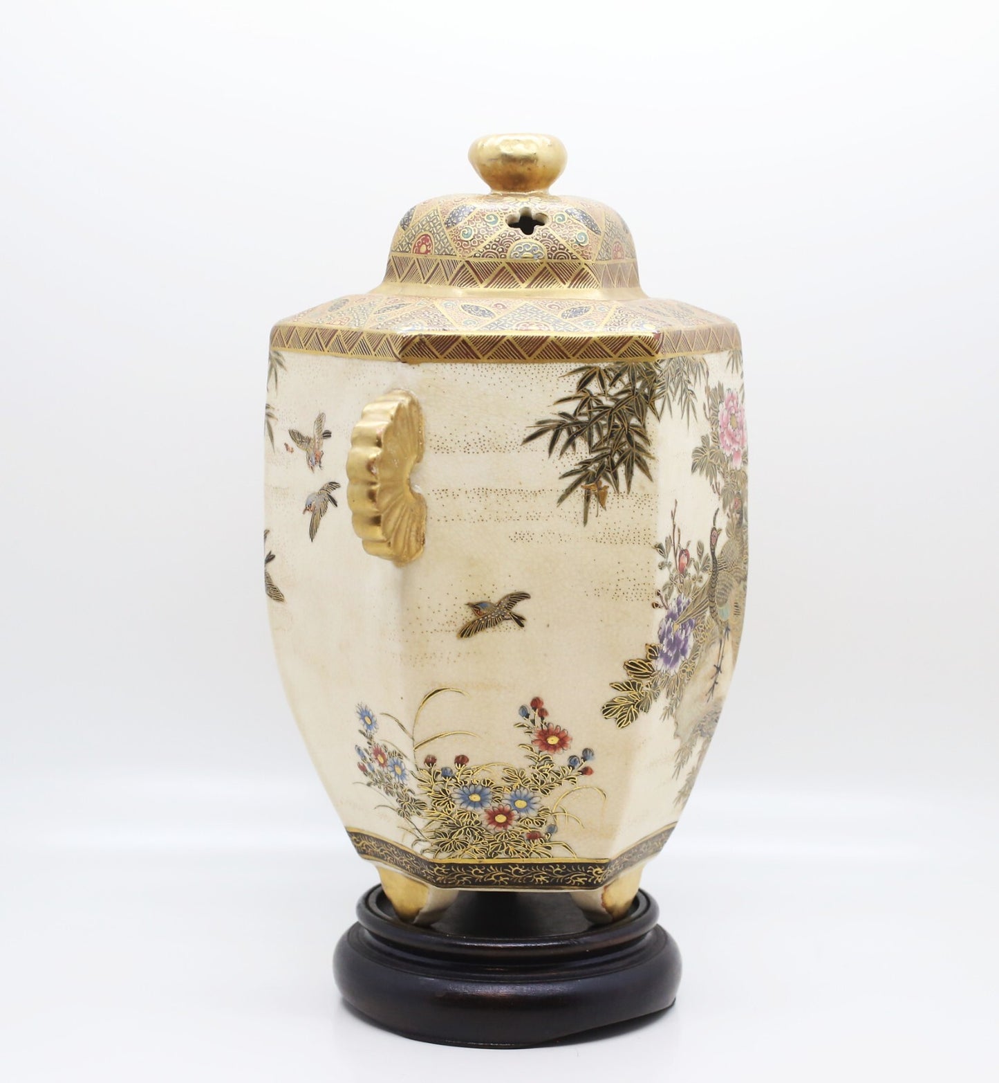 Antique Japanese Satsuma Vase