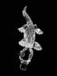 Swarovski 0221629 Retired Crystal Alligator Figurine