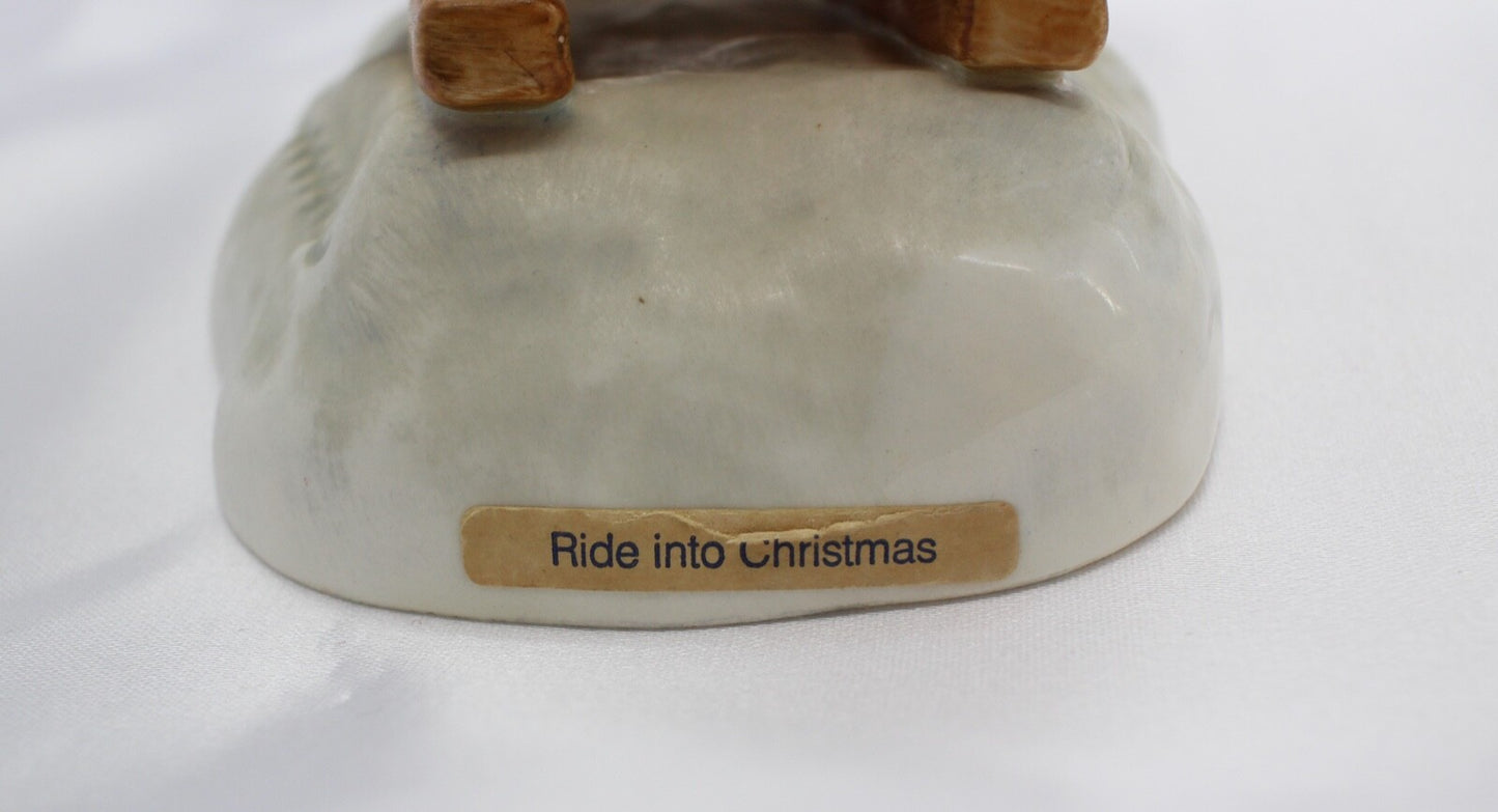 Goebel Hummel #396/1 "Ride Into Christmas" Figurine W.Germany TMK-6