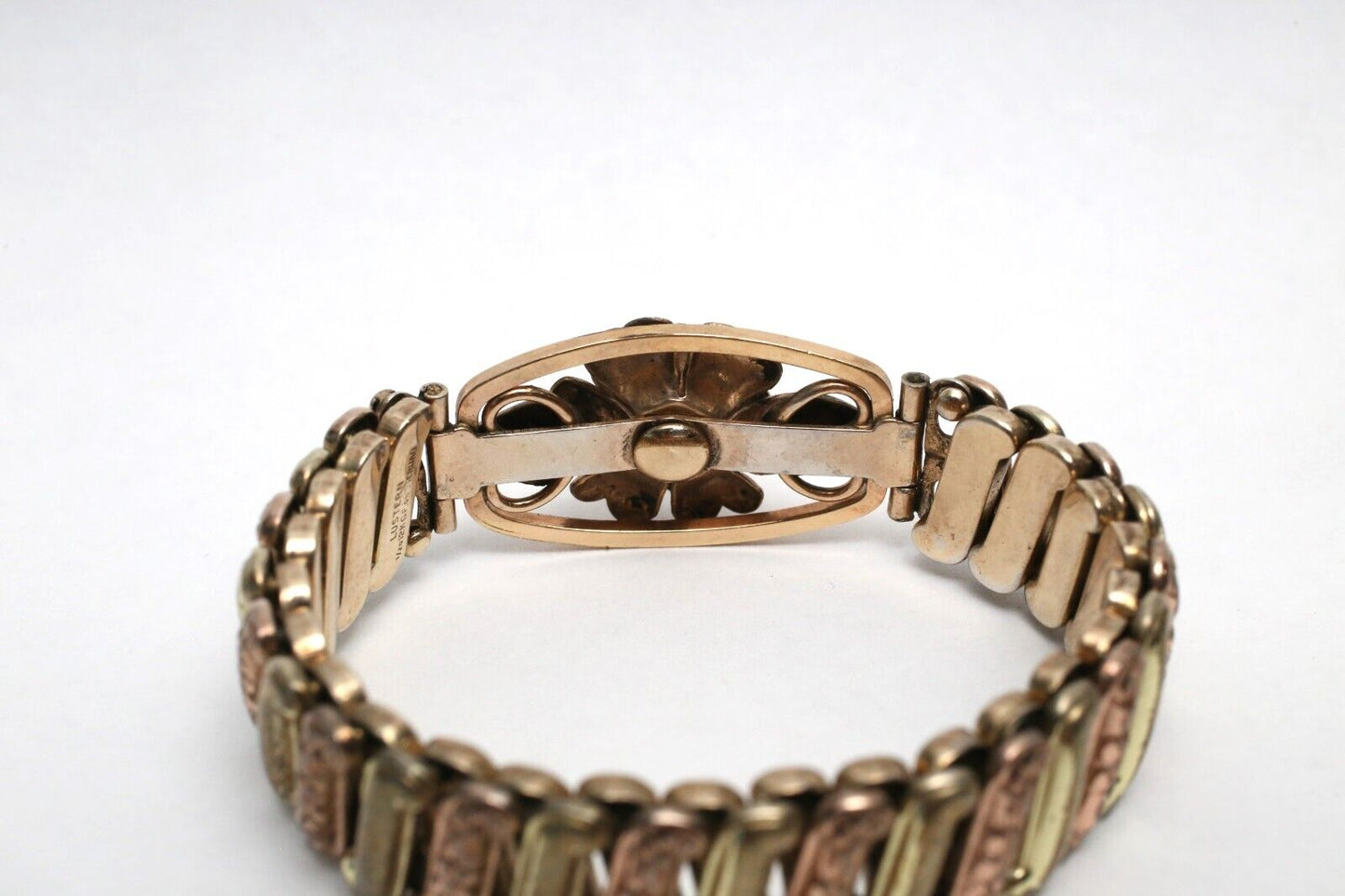 Louis Stern Co Sterling Silver 12k Gold Filled Expansion Bracelet, 6 inches - 38.1g