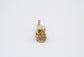 14k Yellow Gold Horse Drawn Carriage Charm, 4.1g