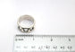 Sterling Silver Solid Contemporary Ring, Size 13 - 17.4g