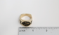 14k Yellow Gold Diamond Nature Themed Ring, Size 11 - 23.0g