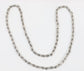 14k White Gold Unique Diamond Link Chain, 38.5 inches - 175.5g