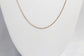 Vintage 10k Rose Gold Link Necklace, 17 inches - 1.0g