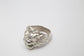 Sterling Silver Lion Ring, Size 10 - 18.2g