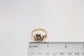 9k Yellow Gold Claddagh Ring, Size 12 - 5.1g