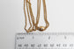 Vintage 10k Yellow Gold Double Rope Necklace, 25 inches - 18.0g
