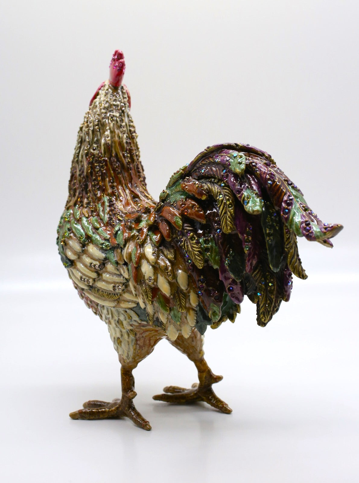 Jay Strongwater Jarvis Rooster Figurine