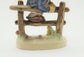 Vintage Goebel Hummel #201 2/0 "Retreat to Safety" Boy & Frog Figurine W.Germany TMK5