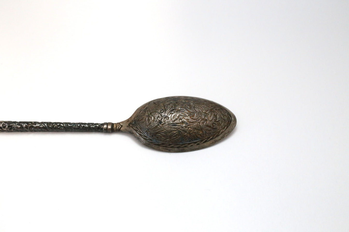 Vintage Sterling Silver Ornate Teaspoon, 13.6g