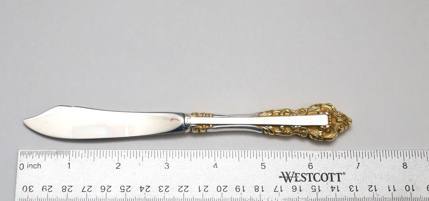 Gorham Sterling Silver Sugar Shell Spoon & Knife, Circa 1970s - 84.0g