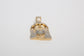 10k Yellow Gold Diamond Jesus Pendant, 17.9g