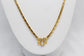 24k Chinese Gold Bar Link Necklace, 22 inches - 30.3g