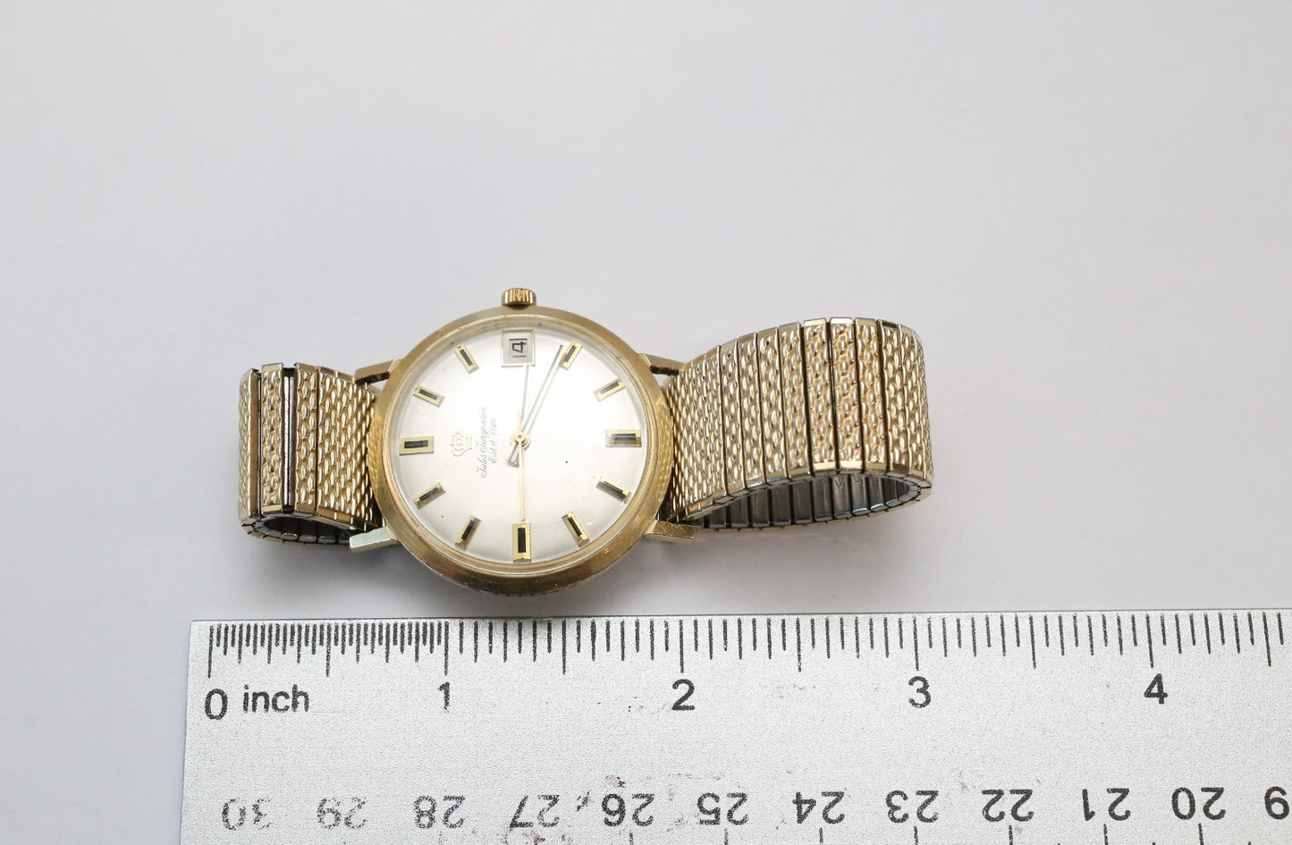 Vintage Jules Jurgenson 14k Gold Manual 33mm Watch