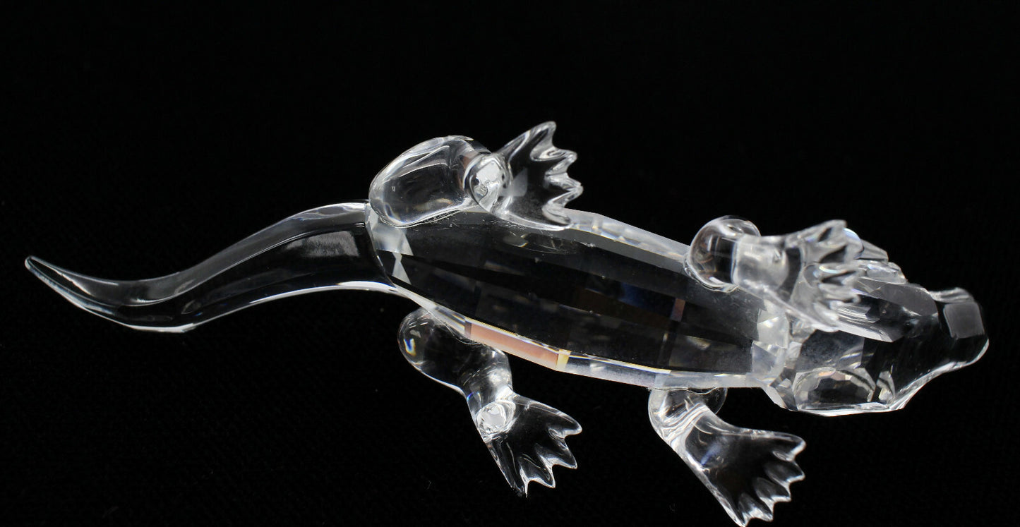 Swarovski 0221629 Retired Crystal Alligator Figurine