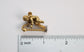 Vintage 18k Gold Cherub & Harp Pendant, 17.1g