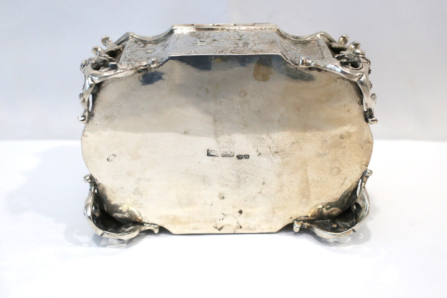 Antique Sterling Silver Esrog Box, 13.1 Oz