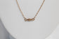 Vintage 10k Rose Gold Link Necklace, 17 inches - 1.0g