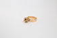 19.2k Portuguese Gold Multi-Stone Ring, Size 8.5 - 4.8g