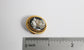 Vintage 18k Yellow Gold Cameo Shell Greek Warrior Oval Brooch, 4.8g