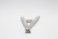 10k White Gold Large Diamond "A" Pendant, 25.2g