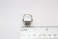 14k White Gold Diamond & Gemstone Ring, Size 6.5 - 10.7g