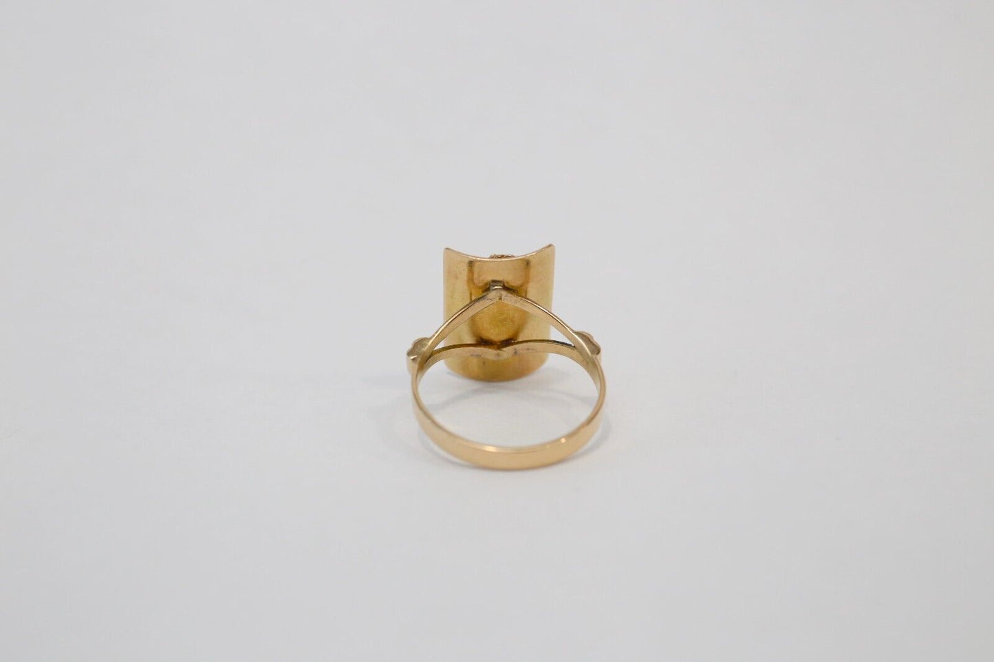 18k Yellow Gold Nugget Ring, Size 8.5 - 5.2g