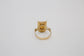 18k Yellow Gold Nugget Ring, Size 8.5 - 5.2g