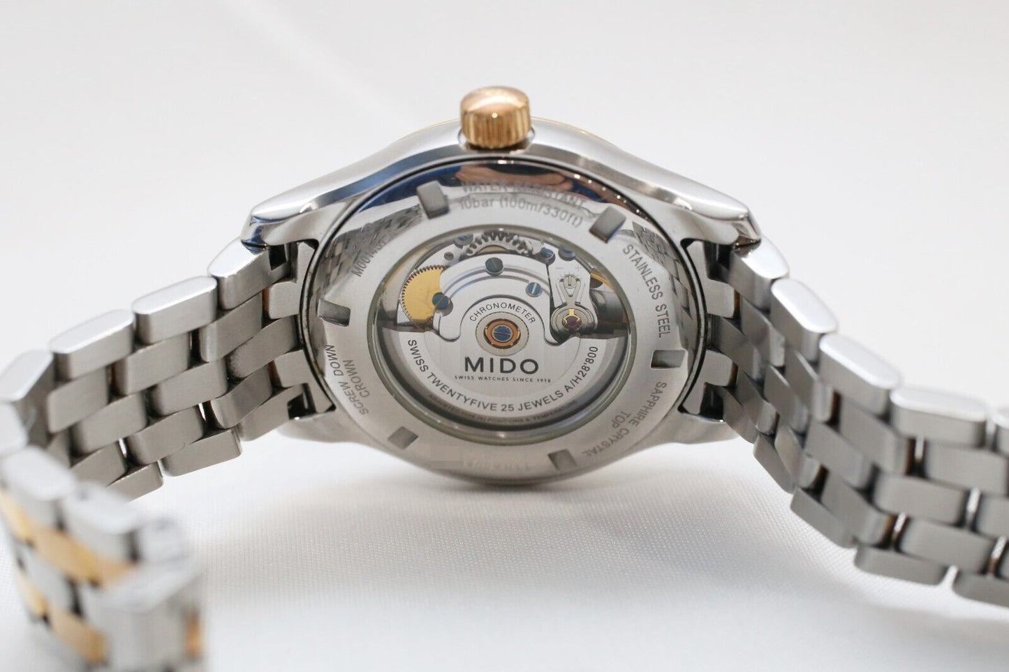 Mido Belluna M0014312203192 Men's Automatic Silver Dial Watch