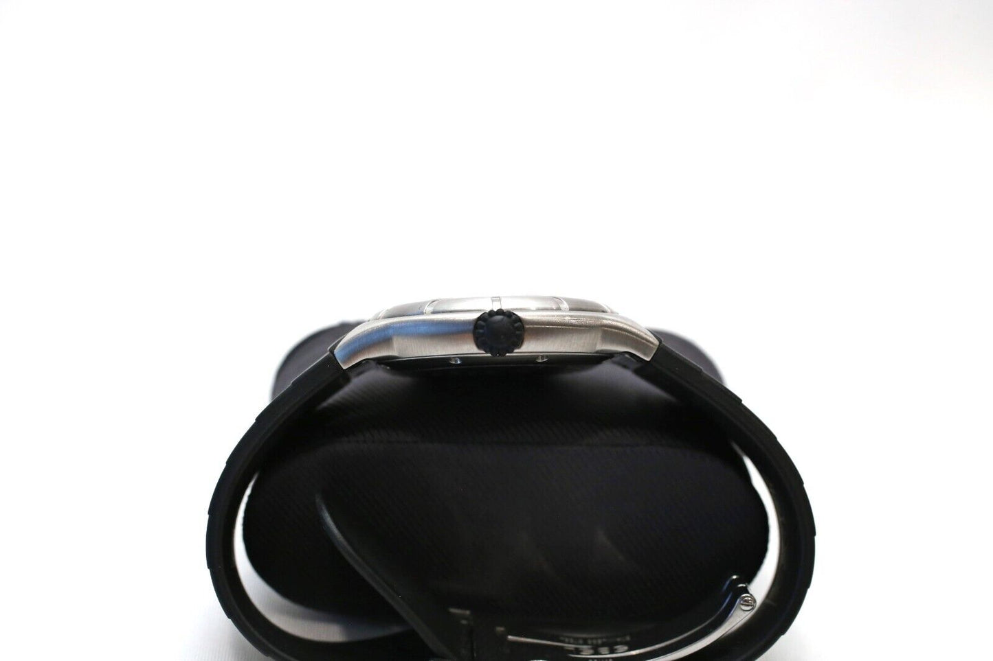 Ebel E-Type Black Rubber 38mm Automatic Watch Ref 9187C41