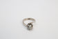 Vintage 18k White Gold Rose Cut Diamond Ring, Size 7 - 4.7g