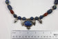 Vintage Sterling Silver Beaded Necklace, 22.5 inches - 142.5g