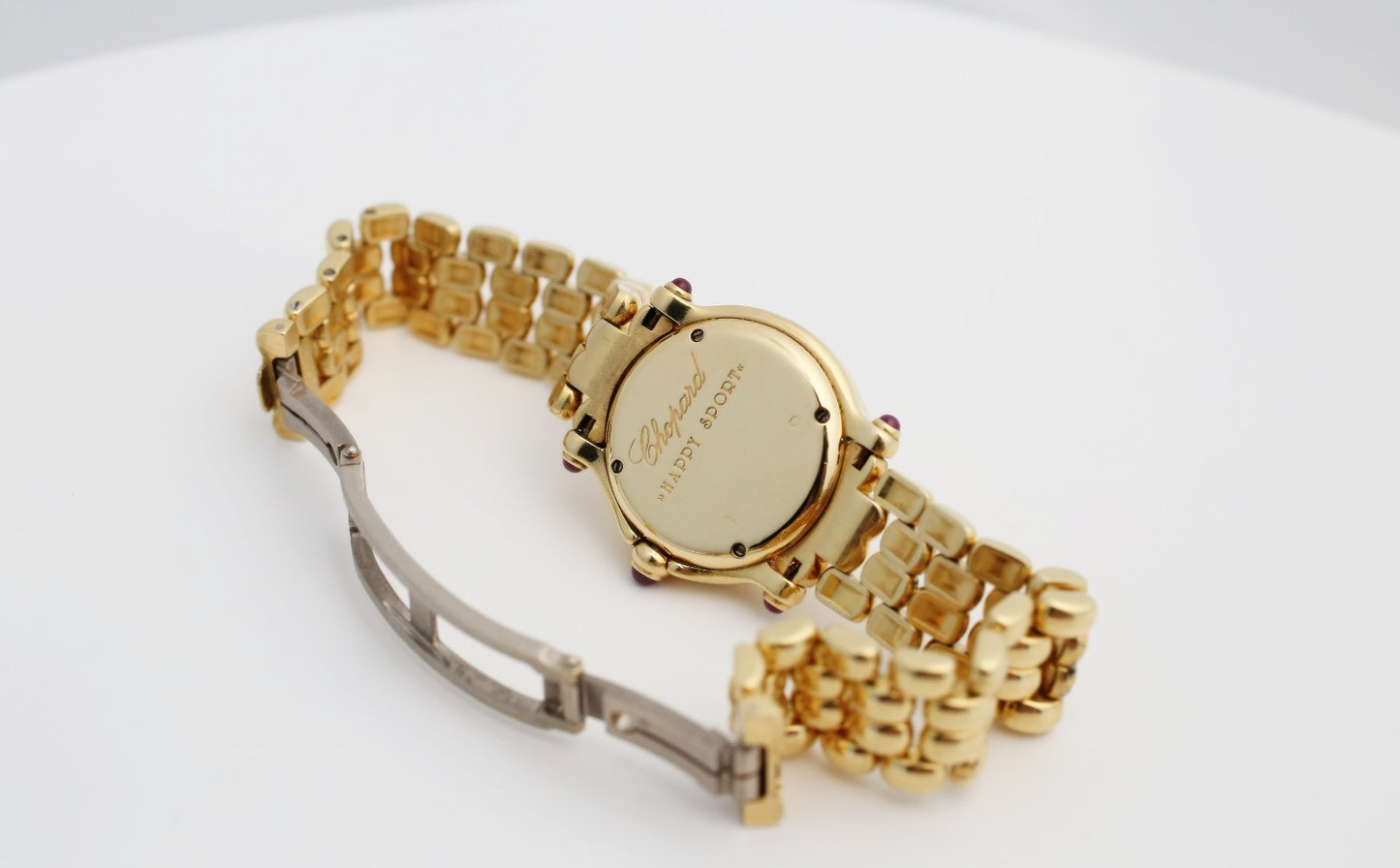 Chopard Happy Sport 18K Yellow Gold Ref 27/6150-22 Ladies Wristwatch - 106.5g