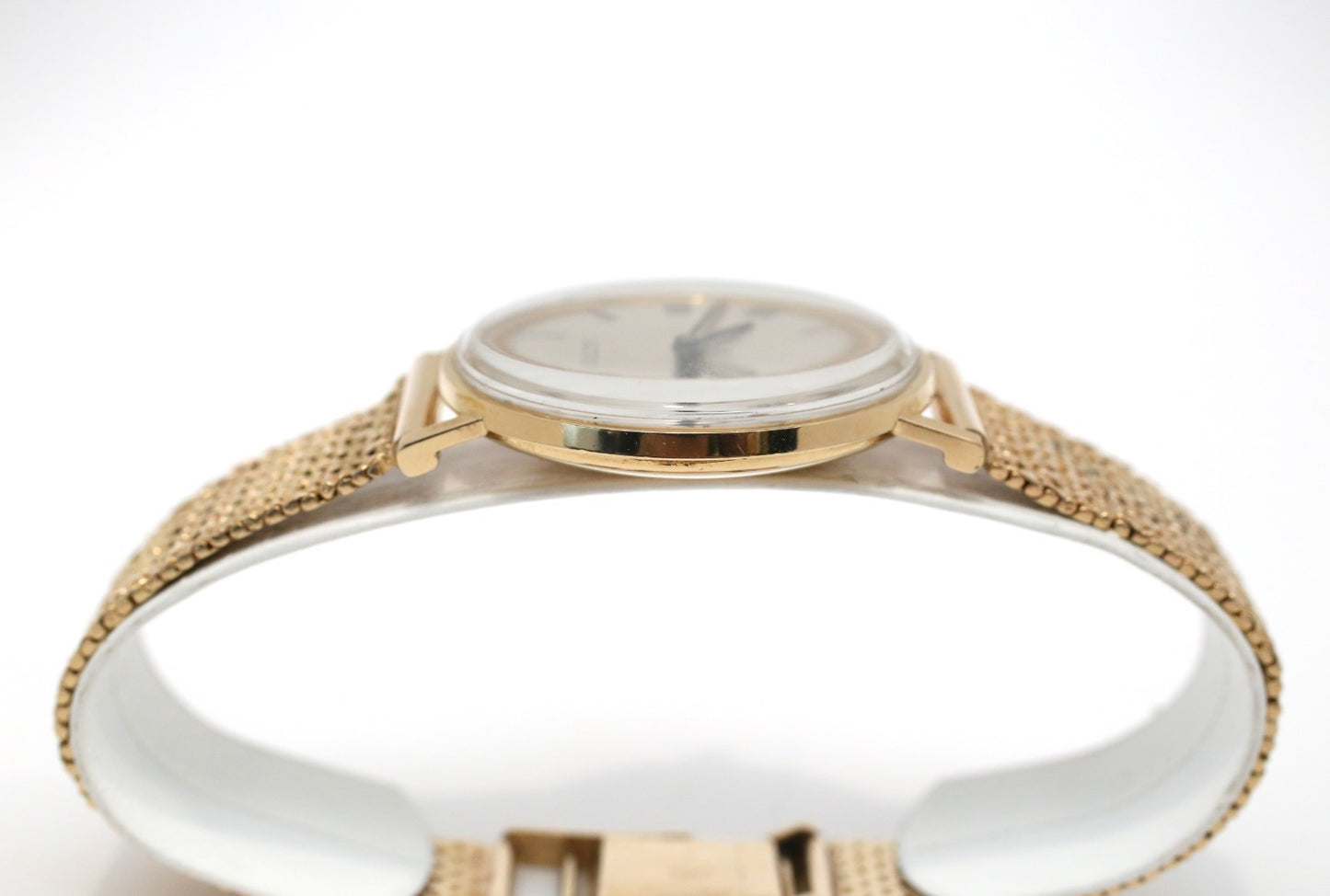 Vintage Le Coultre 33mm Dial 18k-14k Gold Watch, 48.0g