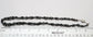 18k White Gold Black Hematite Cluster Necklace, 19 inches - 28.4g