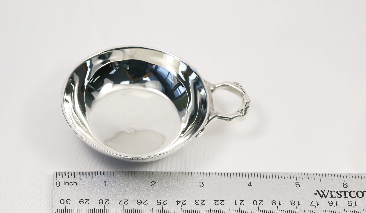 Tessiers Ltd London Sterling Silver Wine Taster Tastevin, 130.0g