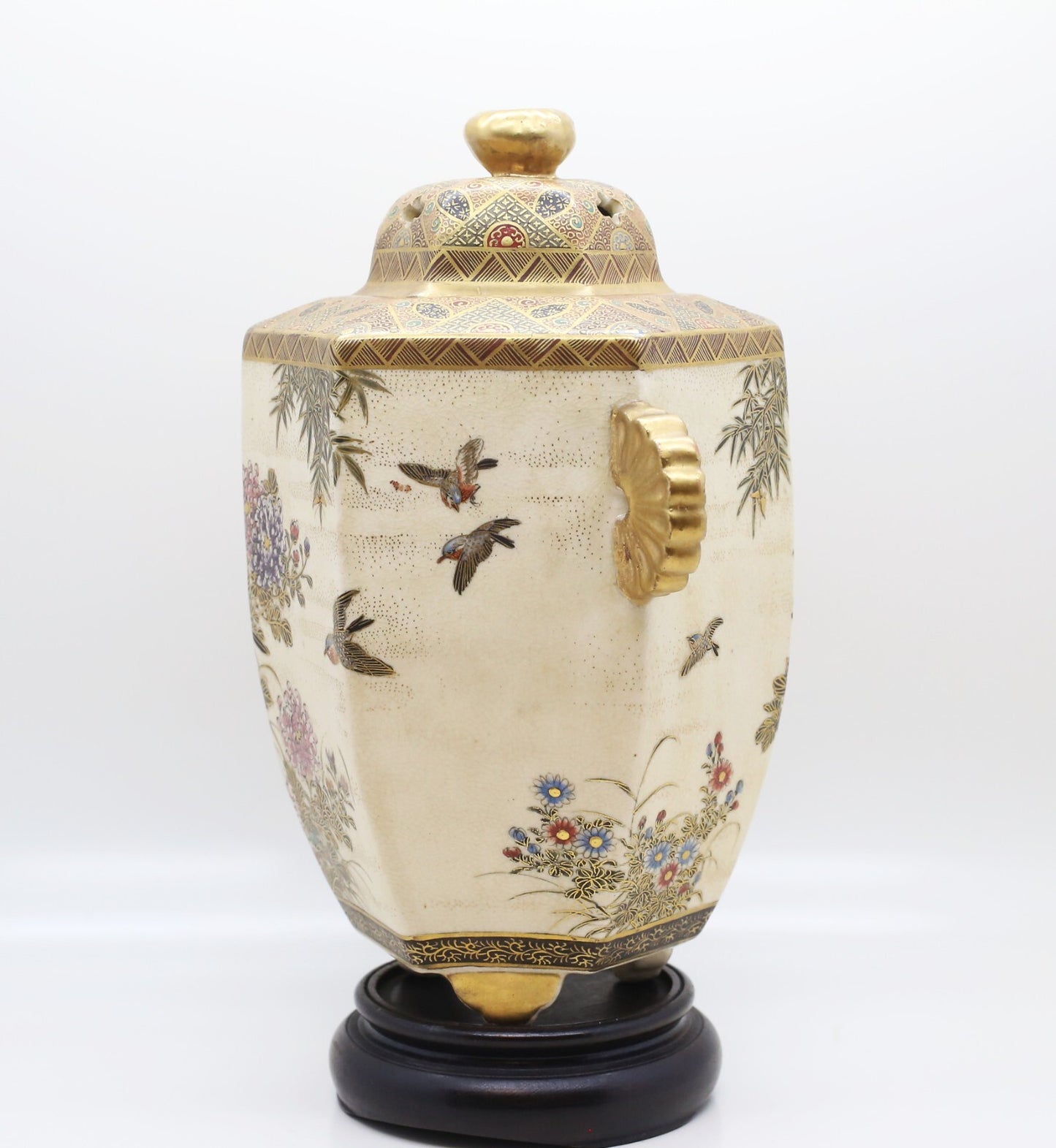 Antique Japanese Satsuma Vase