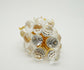 Swarovski Crystal Gold Leaf Grape Cluster Figurine 7550NR20029