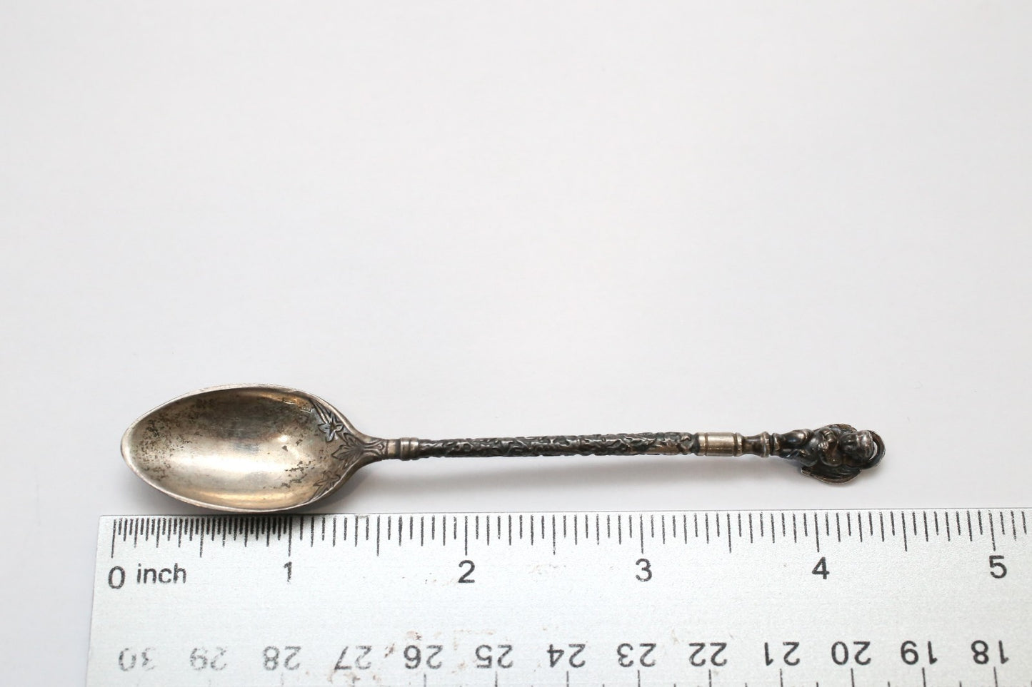 Vintage Sterling Silver Ornate Teaspoon, 13.6g