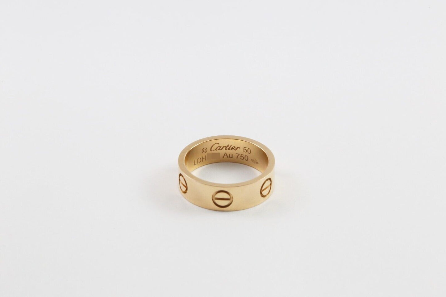 Cartier 18K Rose Gold Love Ring Size 5.25 - 5.5g