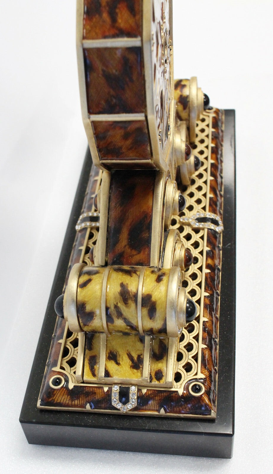 Jay Strongwater Limited Edition Ellsworth Mantle Clock