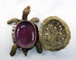 Jay Strongwater Large Turtle Trinket Box with Swarovski Crystals