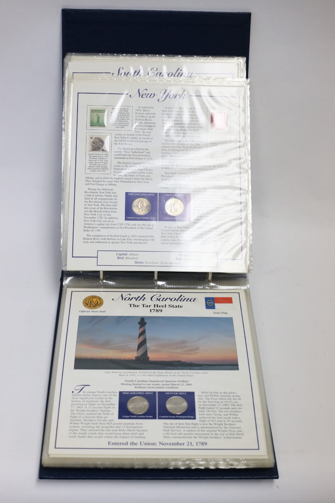 Statehood Quarters Collection Postal Commemorative Society (Vol 1)