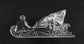 Swarovski Silver Crystal 205165 Holiday Sleigh Figurine