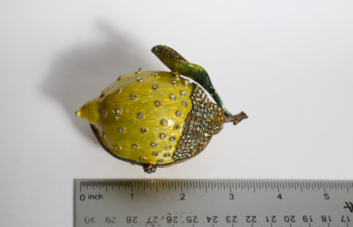Jay Strongwater Lemon Trinket Box