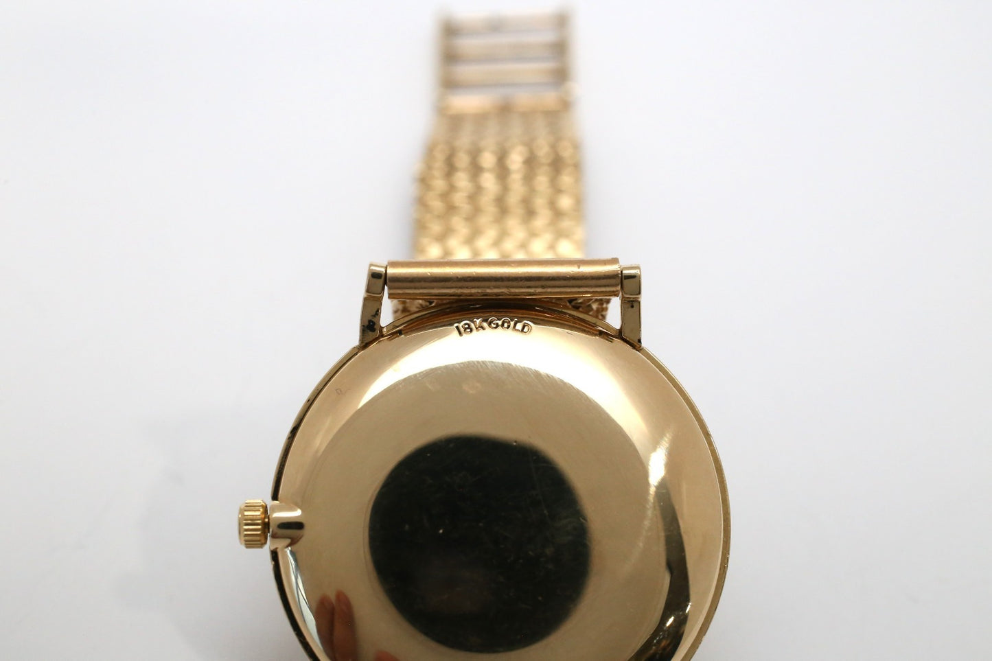 Vintage Le Coultre 33mm Dial 18k-14k Gold Watch, 48.0g