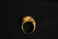 24k Solid Yellow Gold Dragon Ring, Size 11 - 18.1g