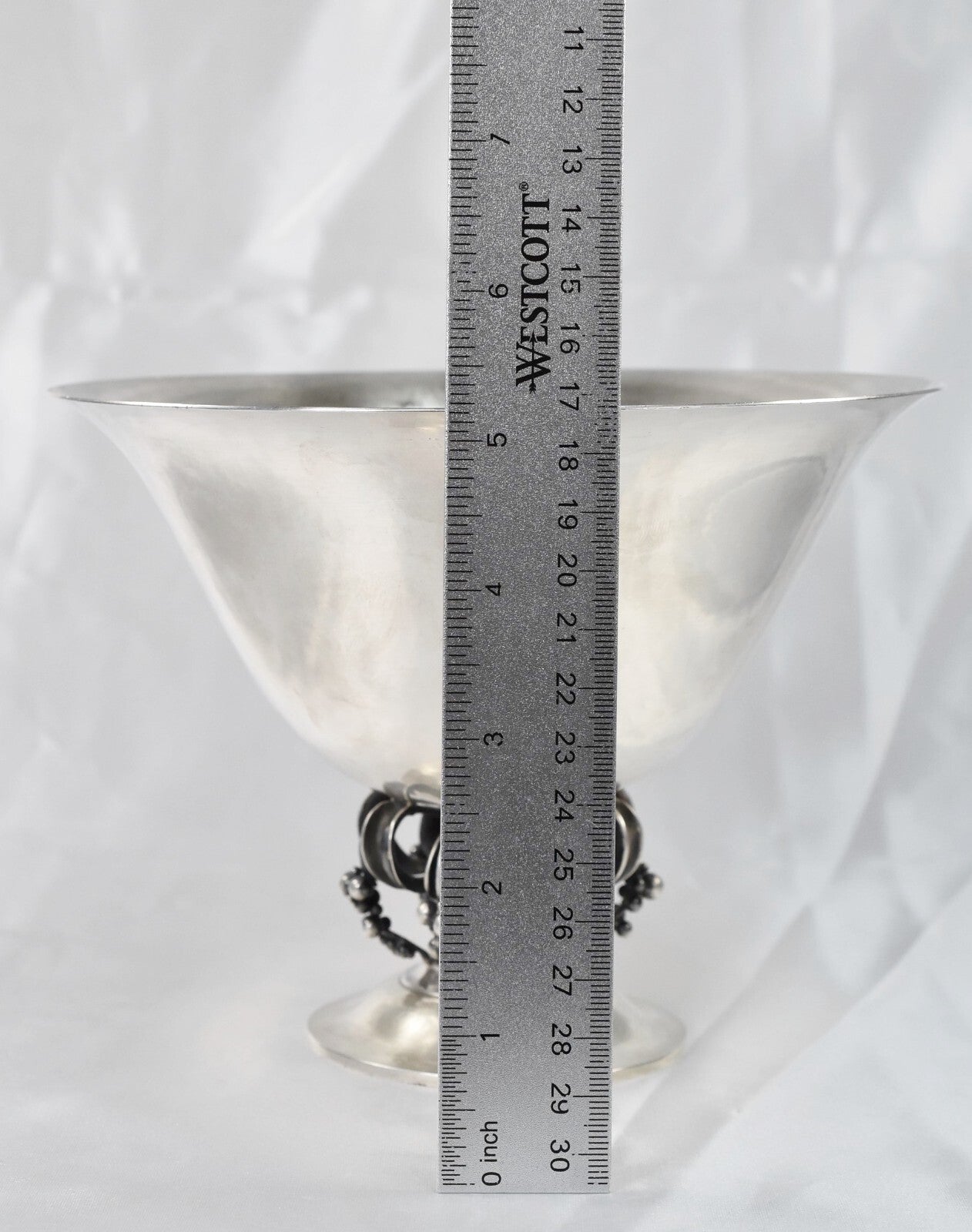 Vintage Georg Jensen Sterling Silver Bowl No. 775 by Harald Nielsen